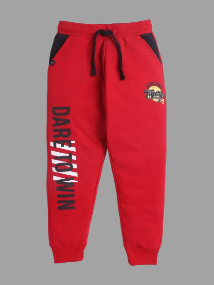 Boys Cotton Joggers Printed