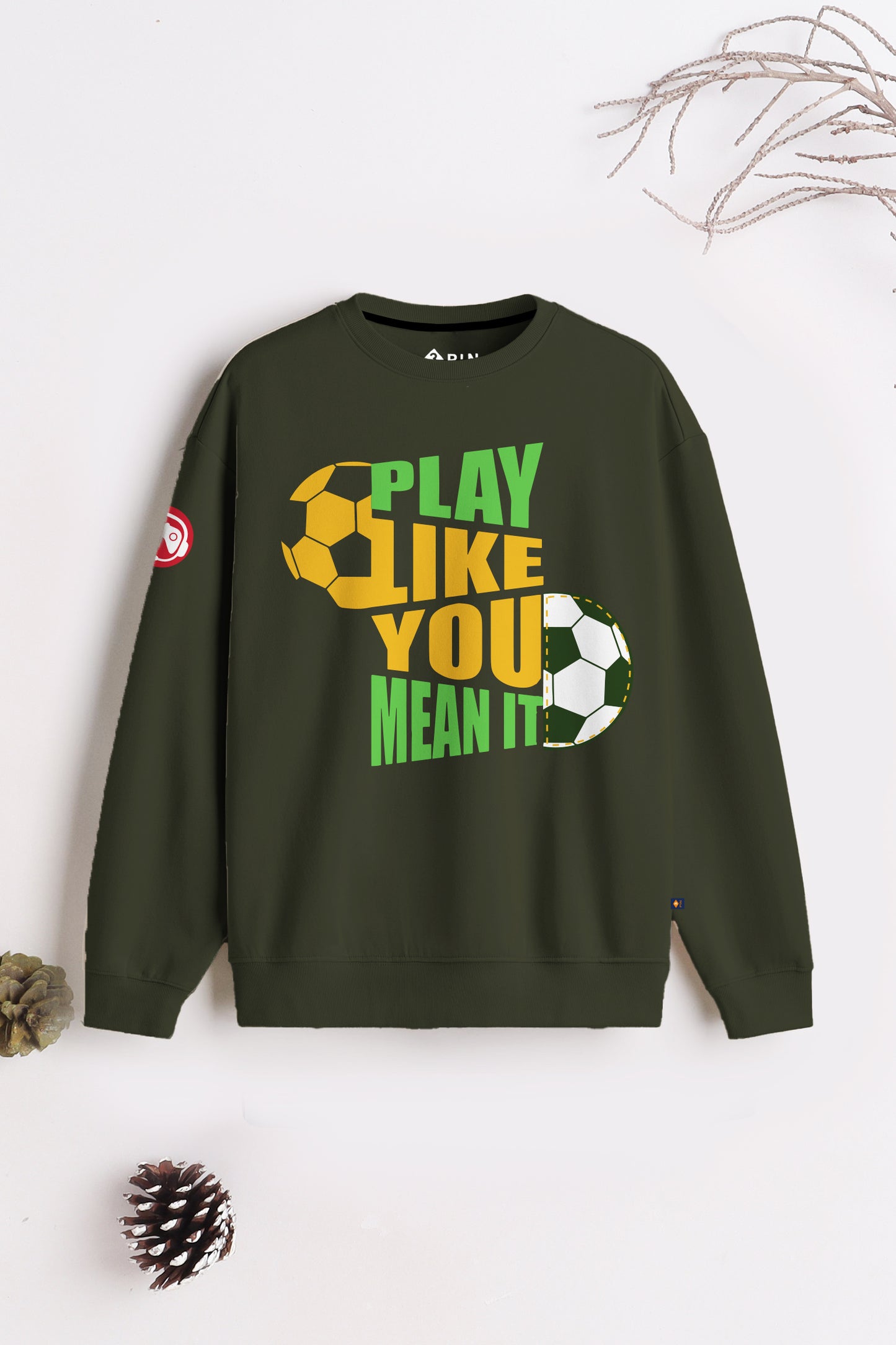 Boys Cotton Printed Round Neck Sweatshirts  (Pack of 3)