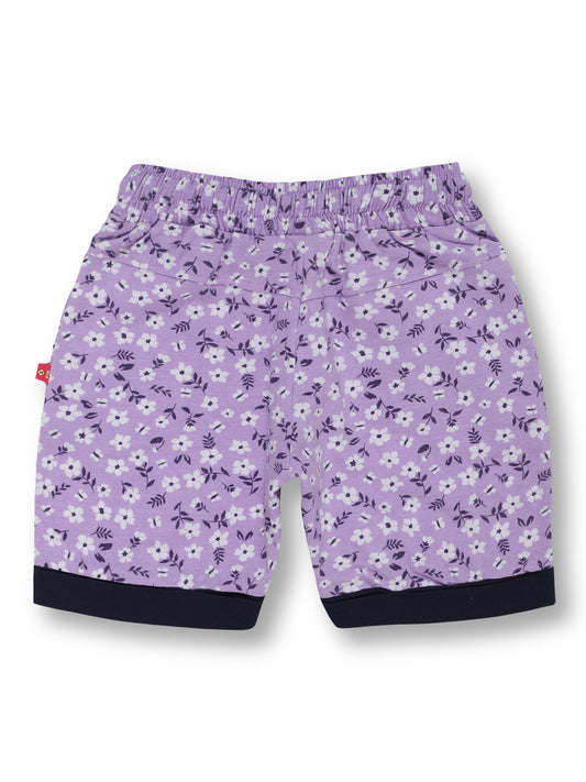Girls LAVENDER AOP Shorts