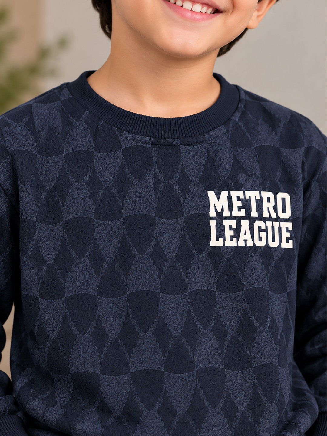 3Pin  Full Sleeve Metro  Printed T-shirt and Pant Set - Grey
