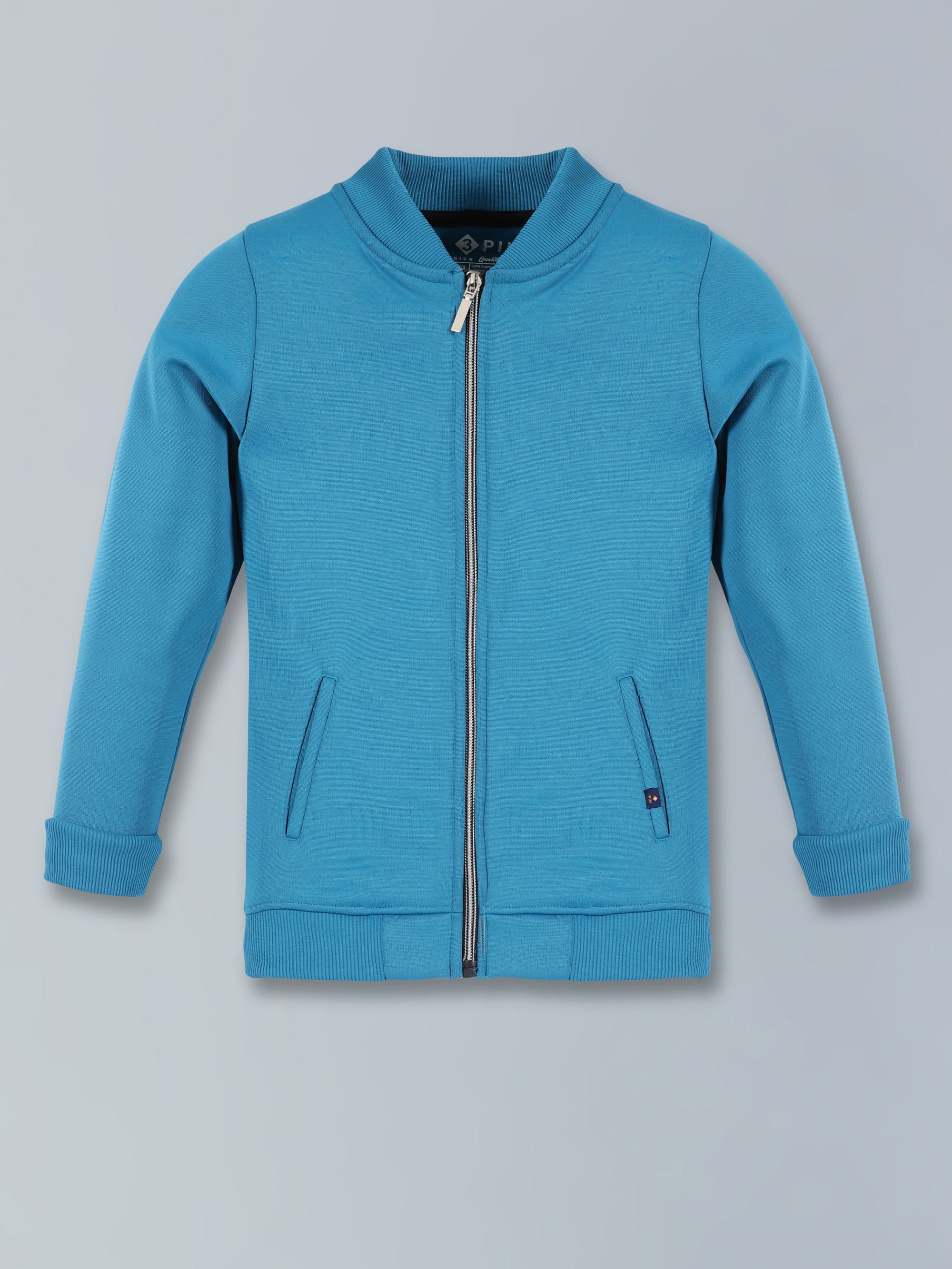 Front Zip Closure Jacket For Boys