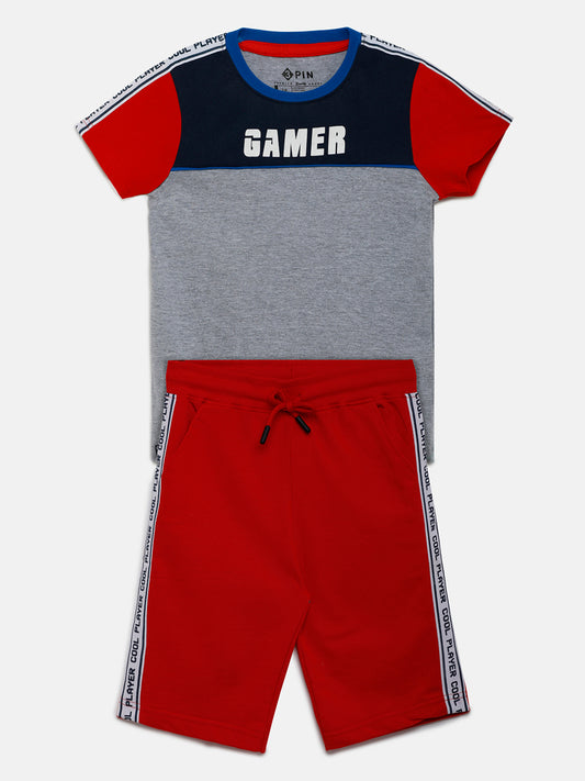 T-shirt and shorts Set - Multicolor