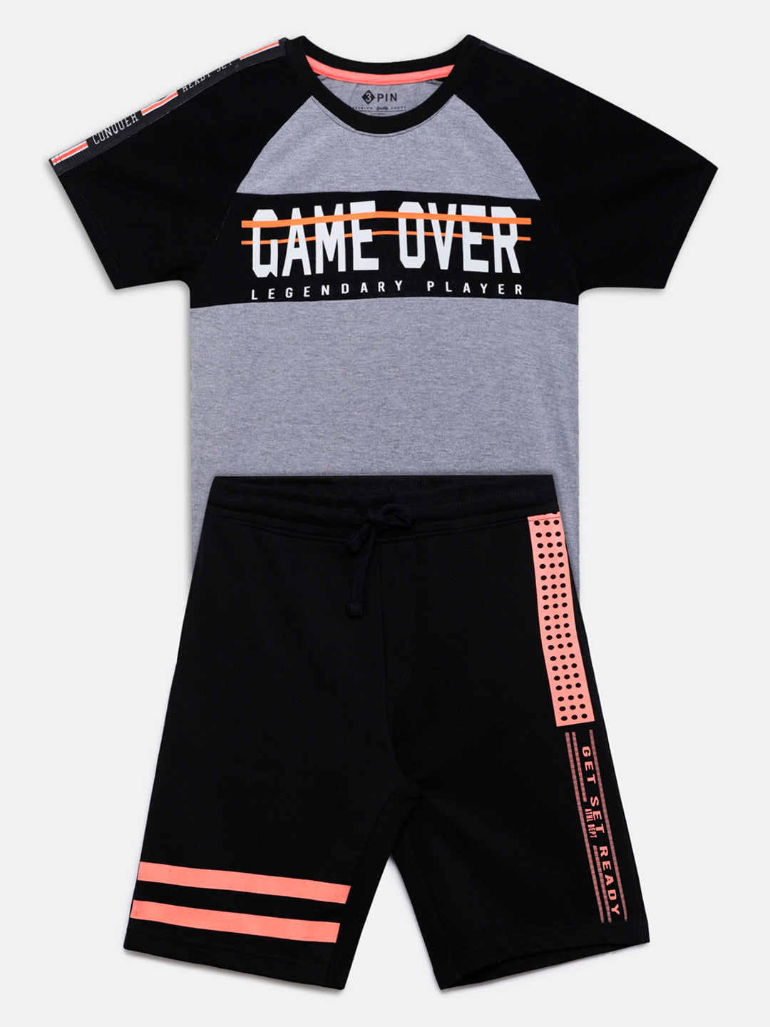 T-shirt and shorts Set - Multicolor