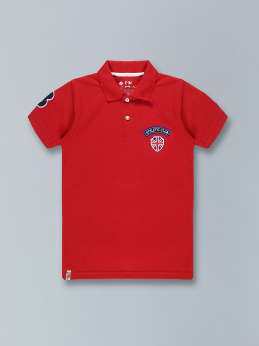 Polo T-Shirt With Embroidery for Boys