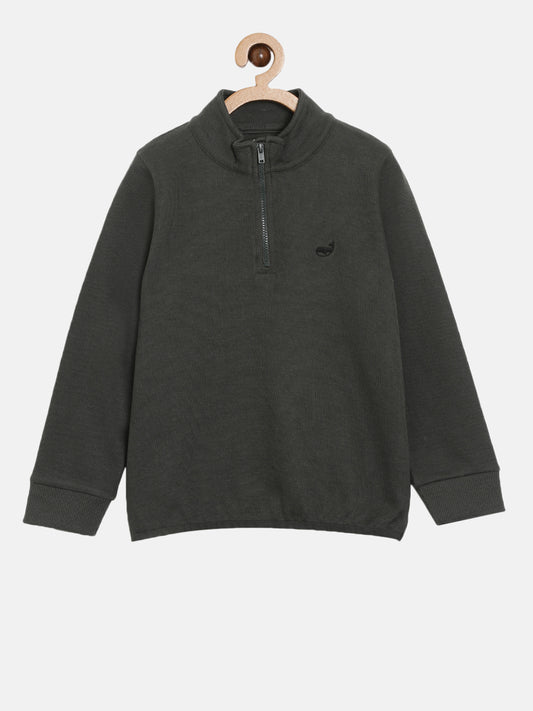 Trendy highneck sweatshirt for boys
