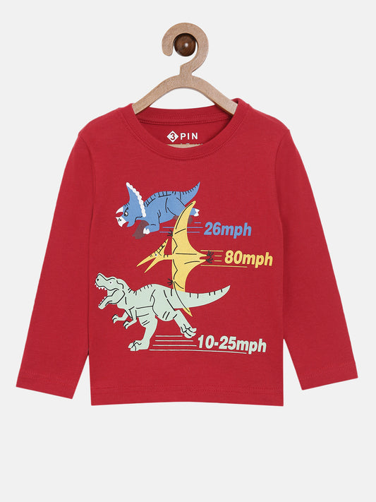 Trendy Dino Printed t-shirt for boys