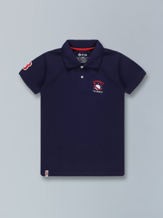 Polo T-Shirt With Embroidery for Boys