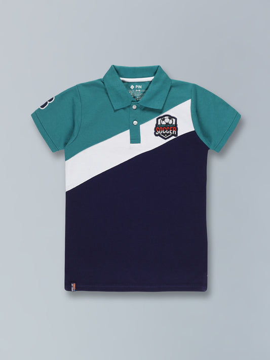 Polo T-Shirt With Embroidery for Boys