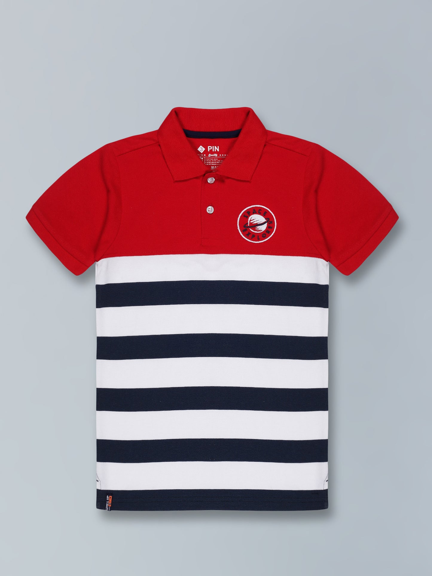 Polo T-Shirt With Embroidery for Boys
