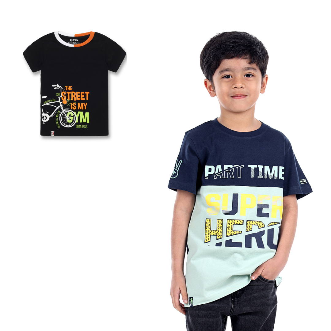 Printed T-shirt Combo for Boys