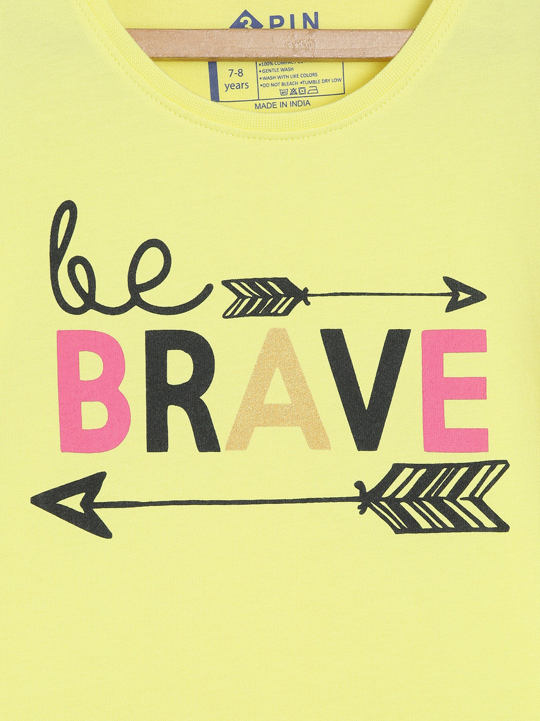 Stylish Brave Print T-shirt for girls