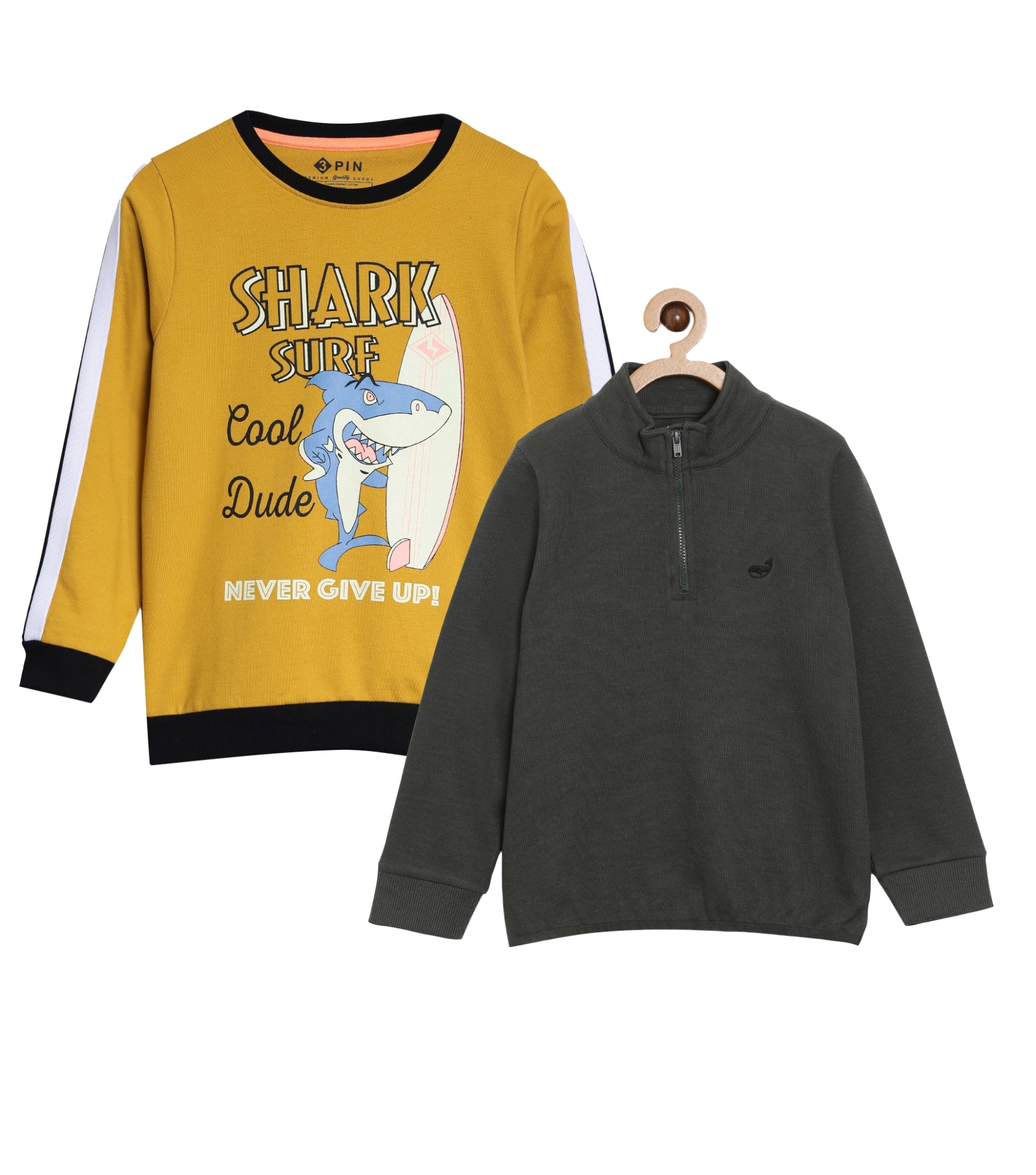 Boys Printed Sweatshirts Combo - Multicolor