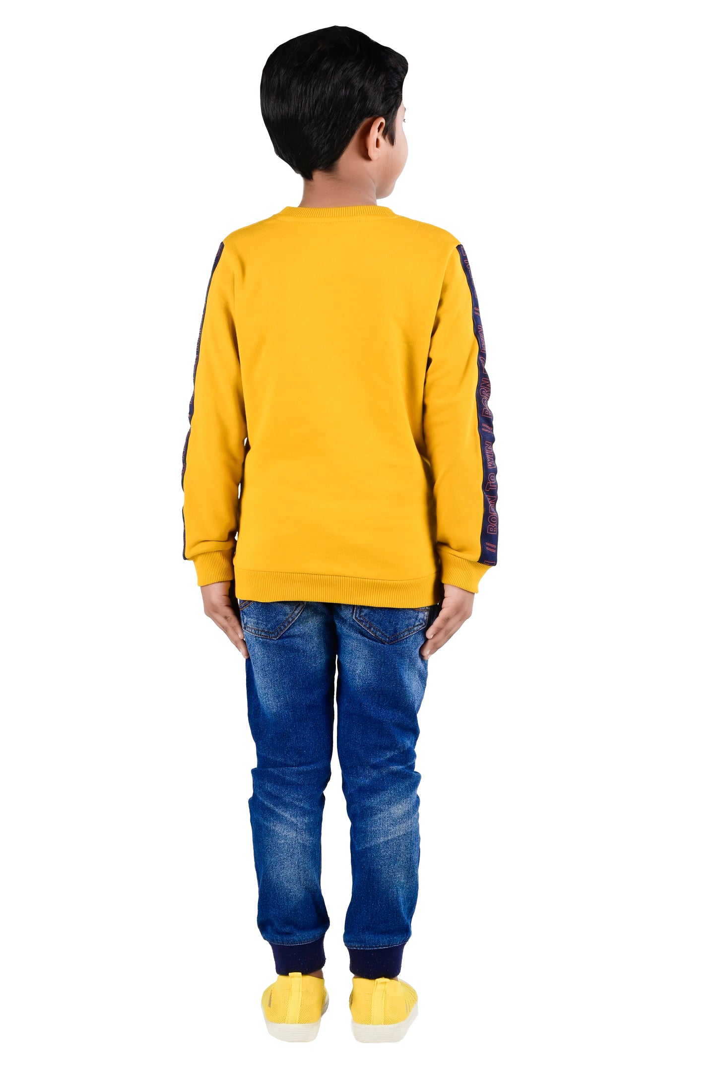 Printed Sweatshirt - Mustard