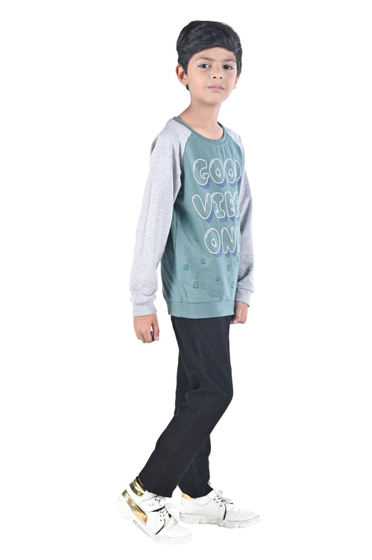 Printed Sweatshirt - Green