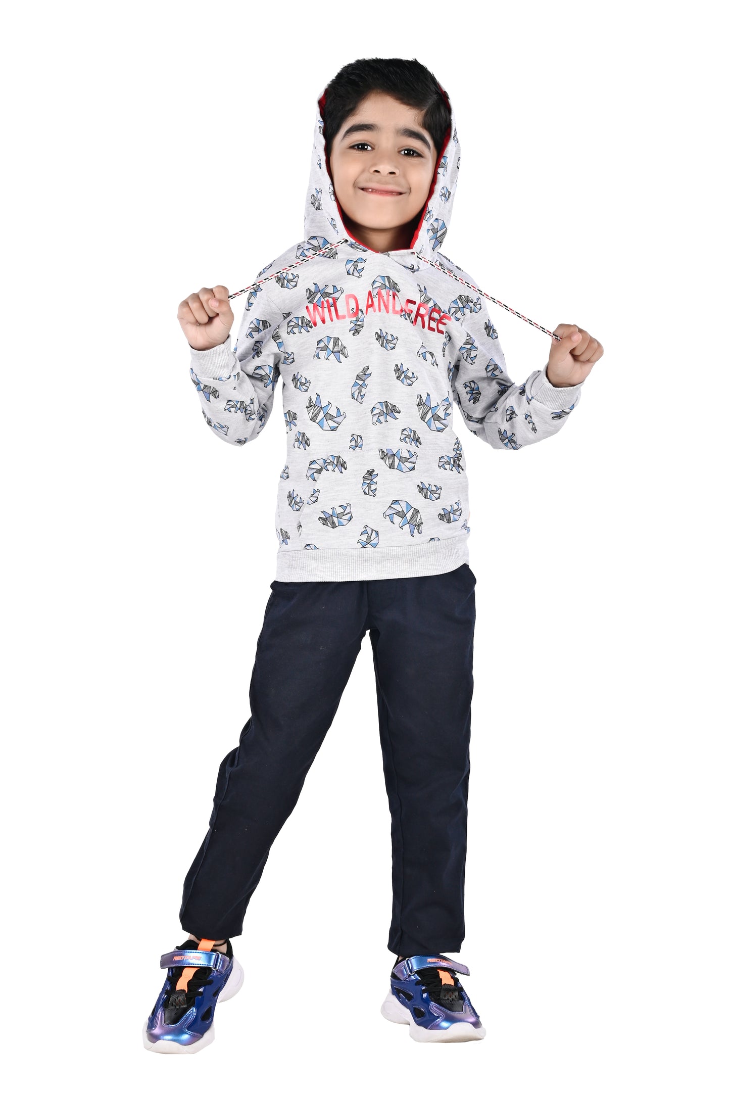 Printed Sweatshirt - Bleach Melange Aop