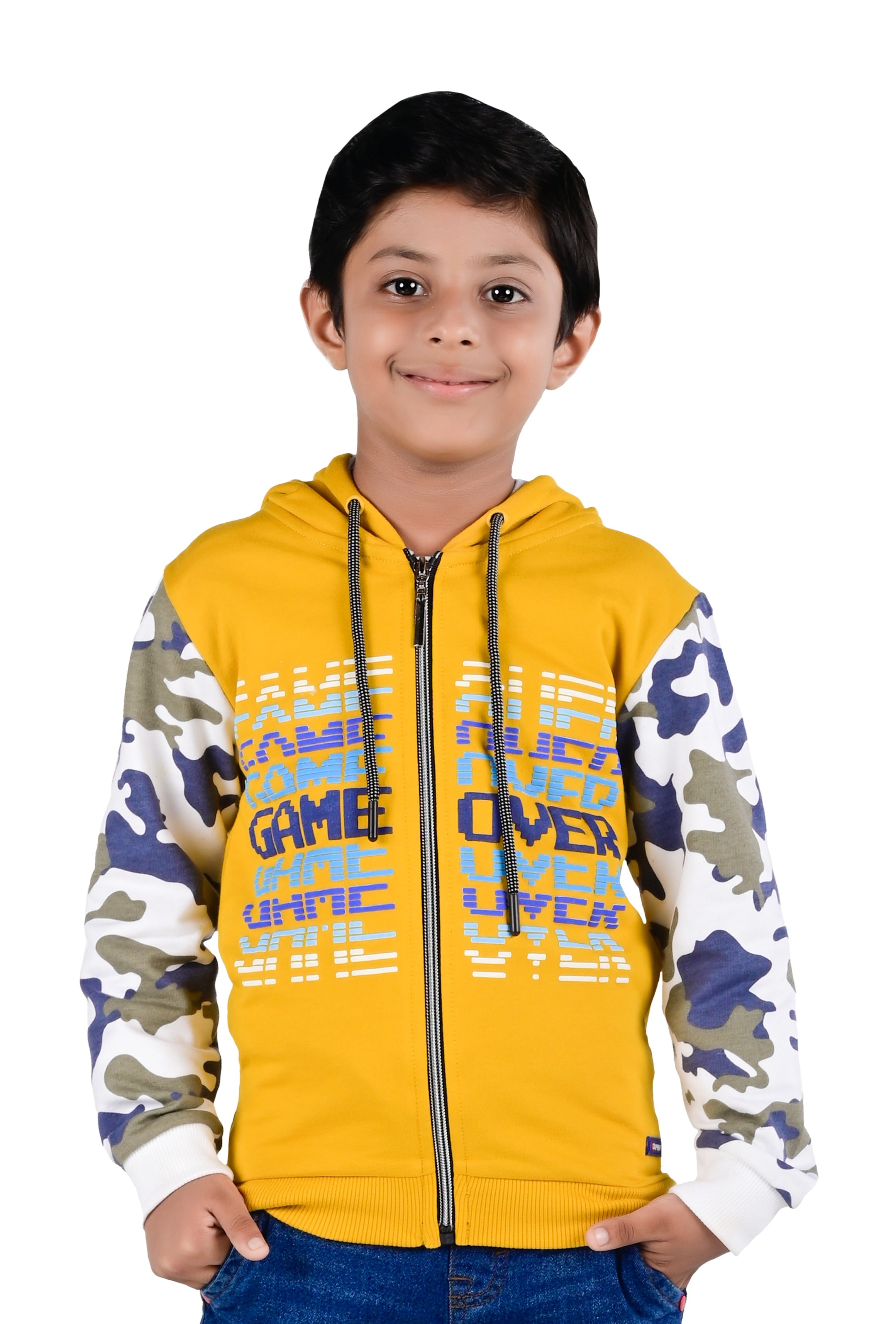 Printed Sweatshirt - Mastard