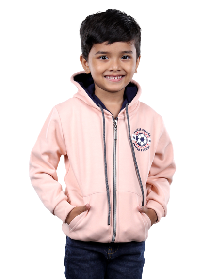 Printed Sweatshirt - Peach