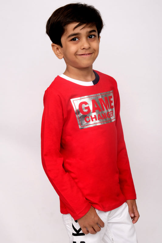 Printed T-Shirt - Red