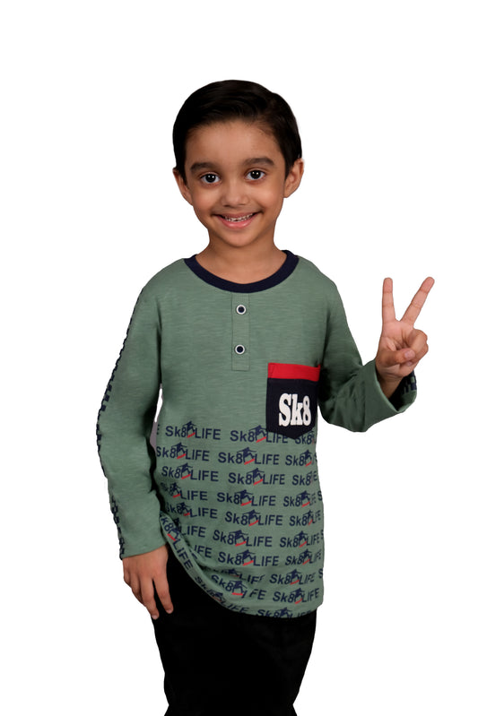 Printed T-Shirt - Green