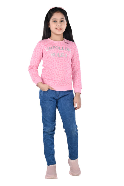 Printed Sweatshirt - Pink Aop