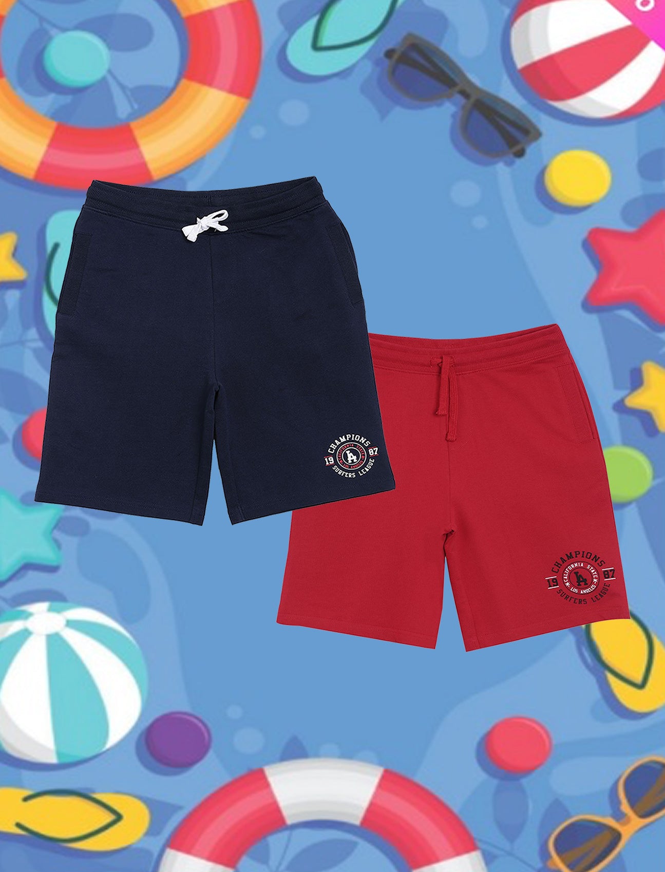 Boys Shorts combo - Multicolor