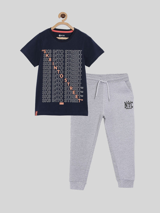 Boys T-shirt & Jogger set - Multicolor