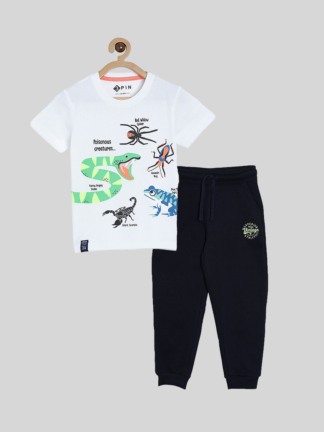 Boys T-shirt & Jogger set - Multicolor