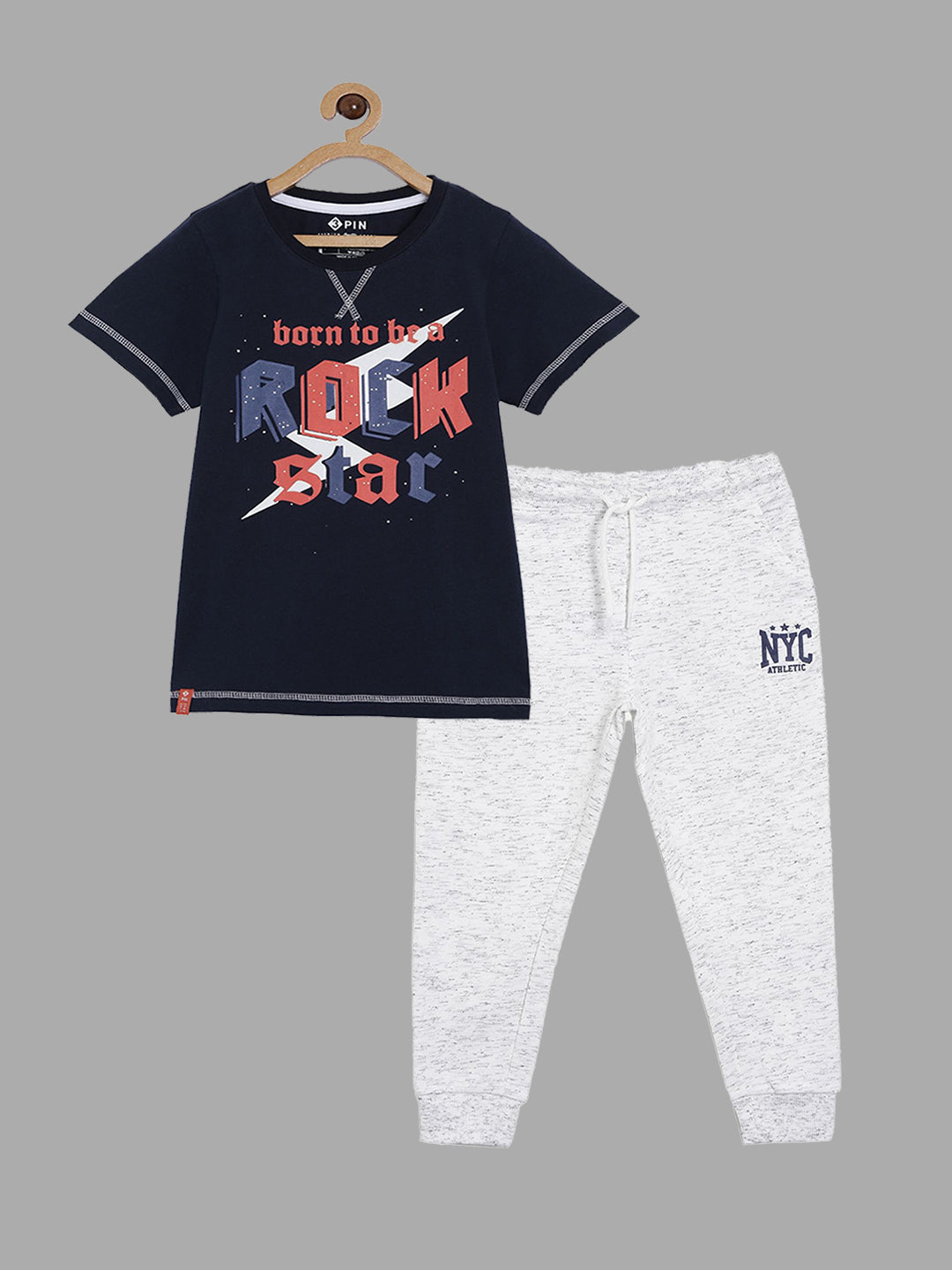 Boys T-shirt & Jogger set - Multicolor