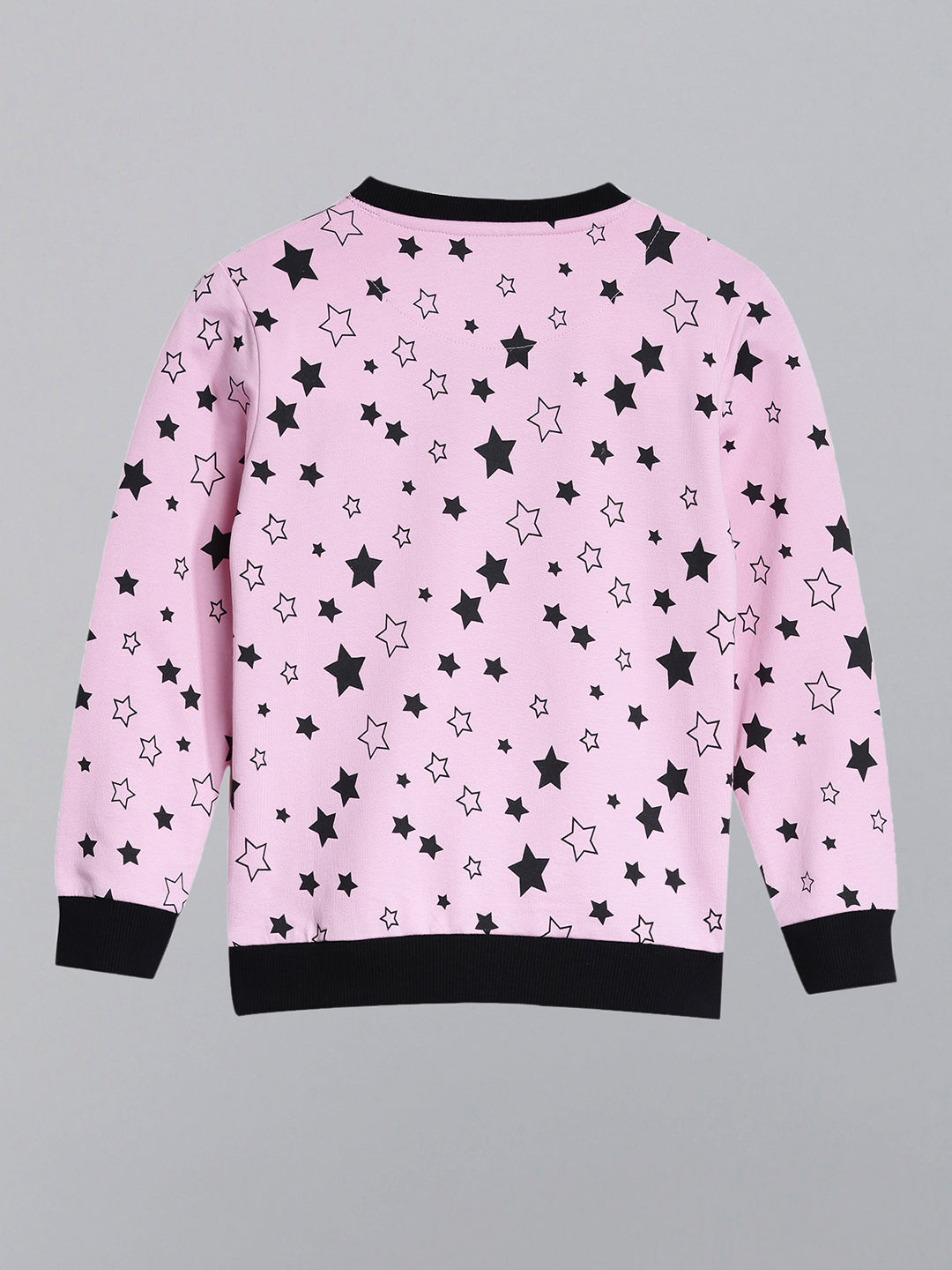 Aop Printed Sweatshirt-Rose Pink
