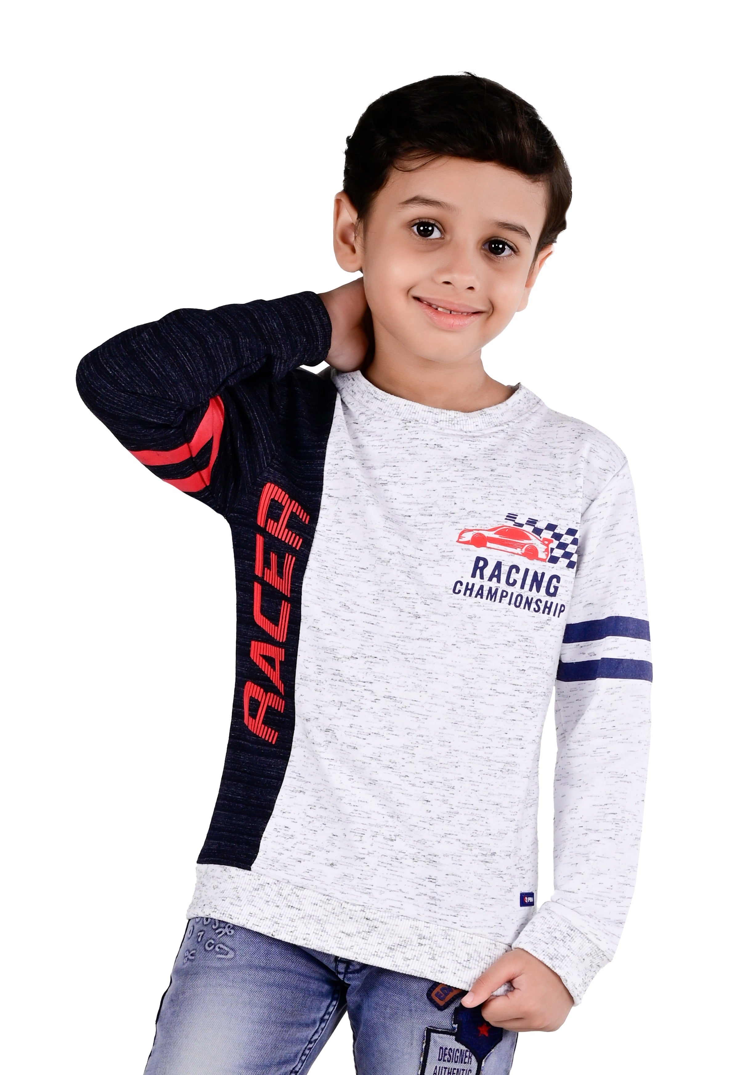 Printed Sweatshirt - Oat Melange