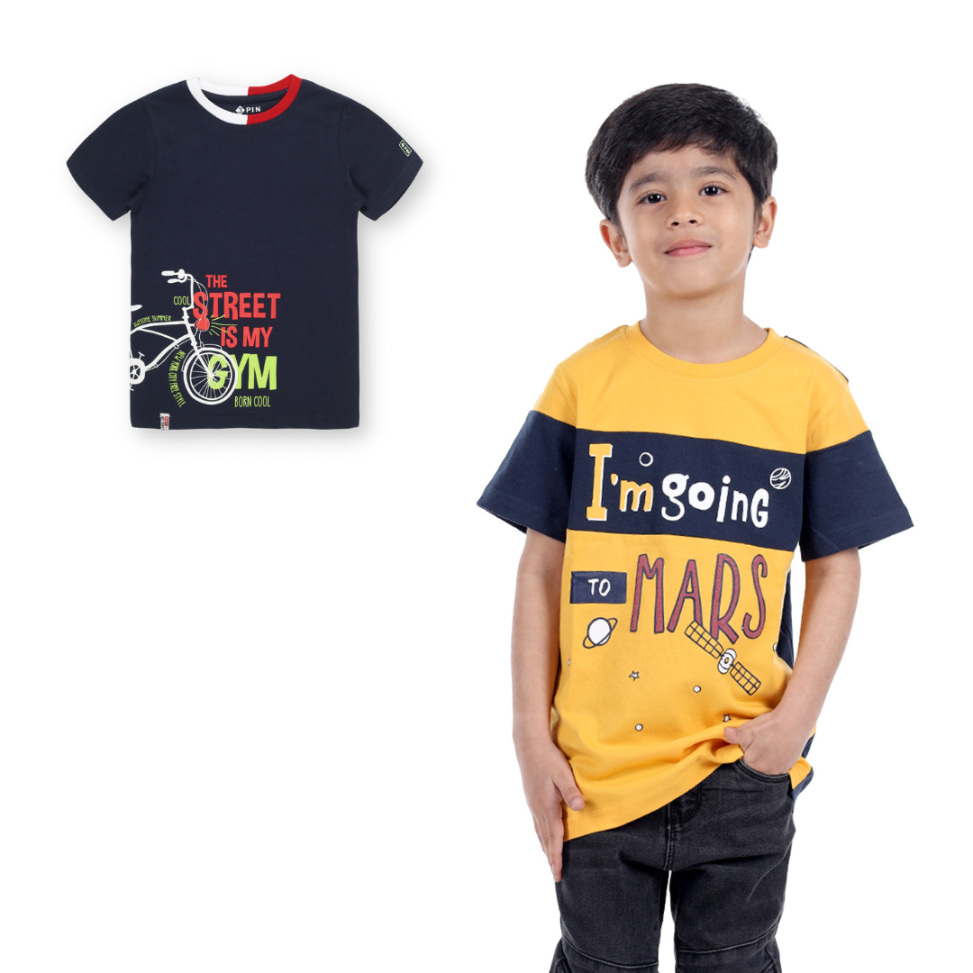 Printed T-shirt Combo for Boys