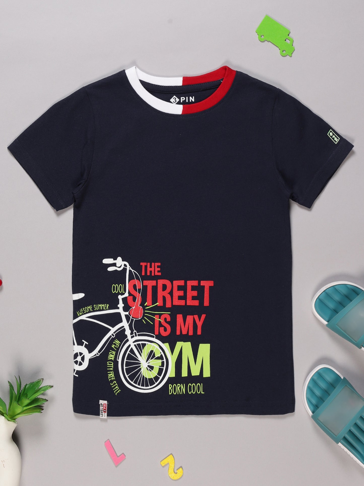 Printed Cotton T-Shirt for Boys