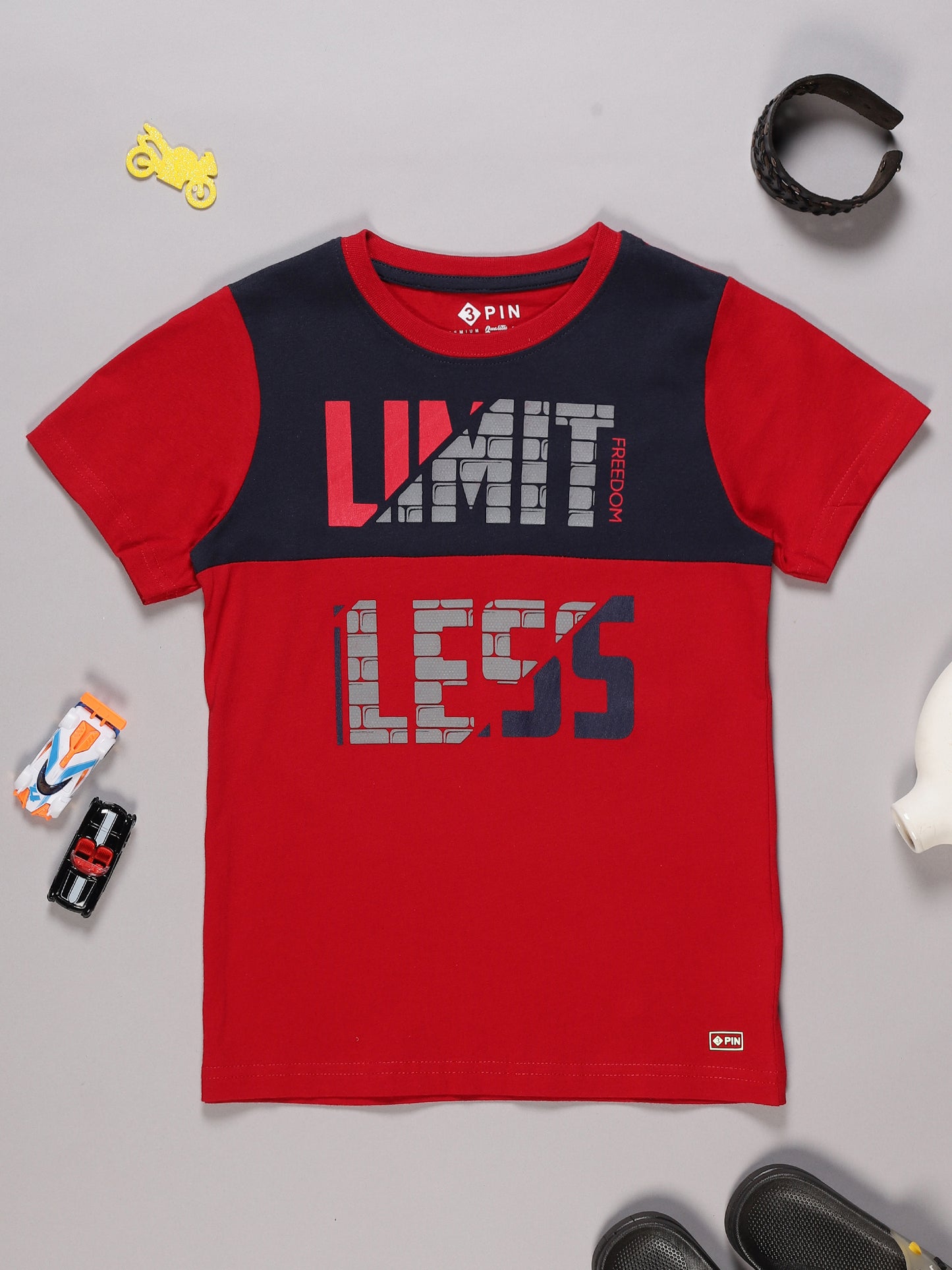 Printed Cotton T-Shirt for Boys