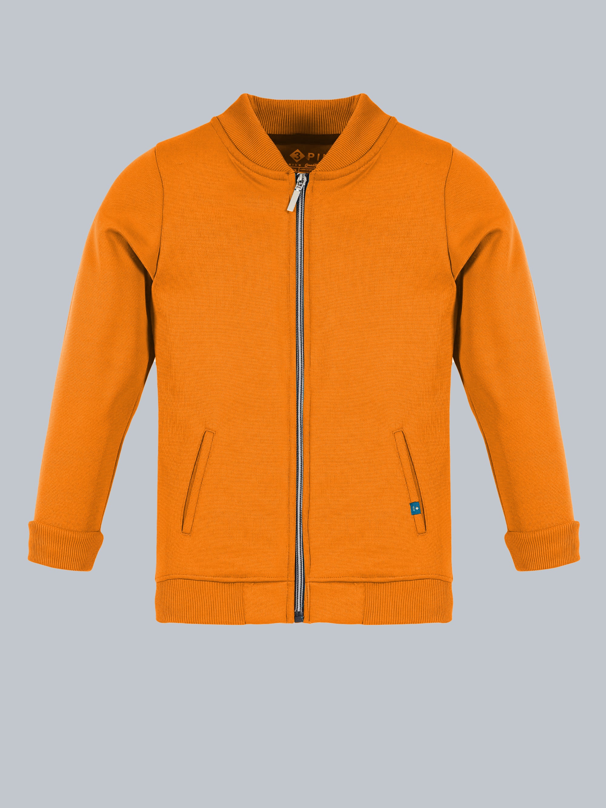 Front Zip Closure Jacket For Boys