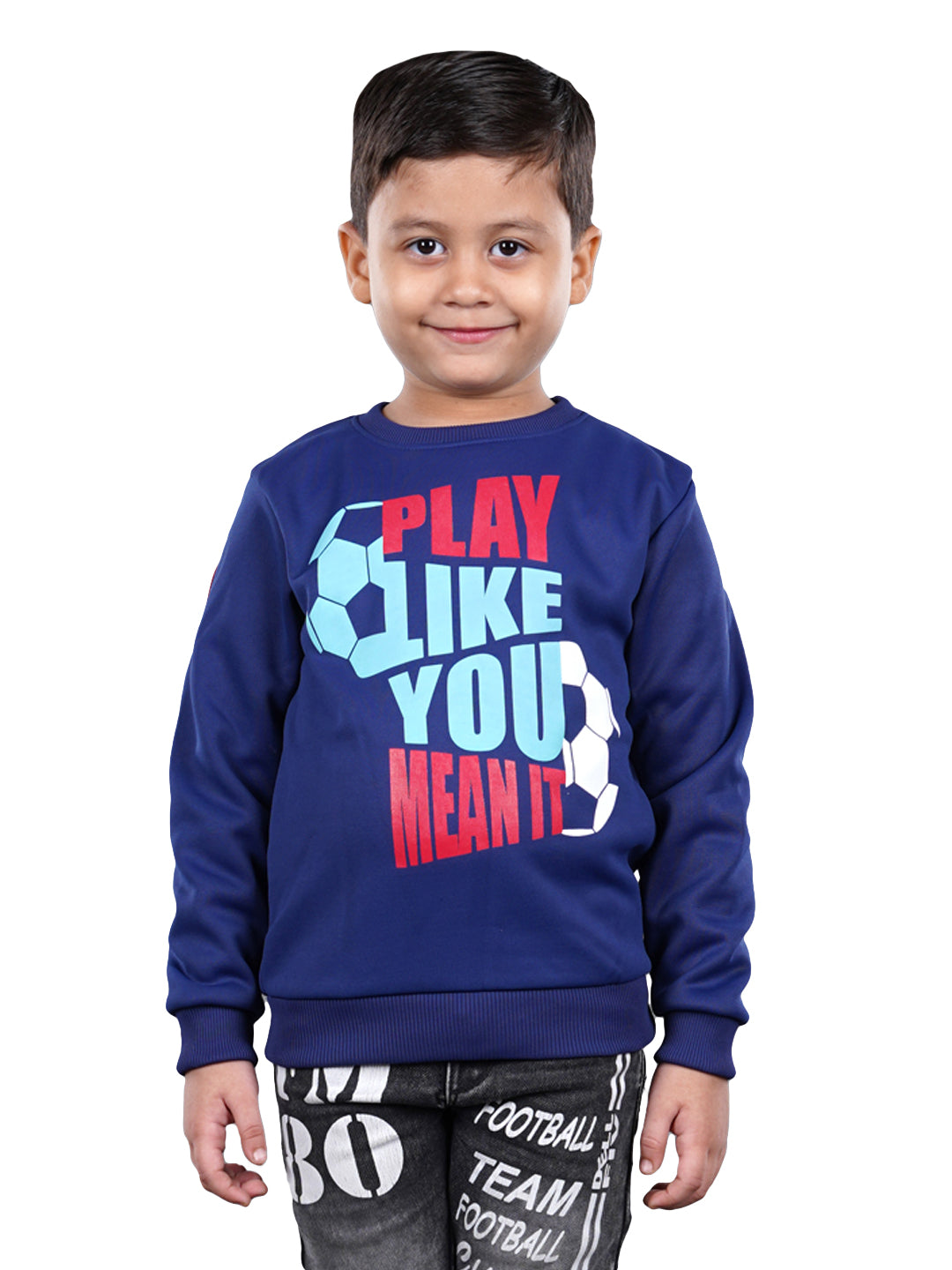 Printed Sweatshirt - Insingna Blue