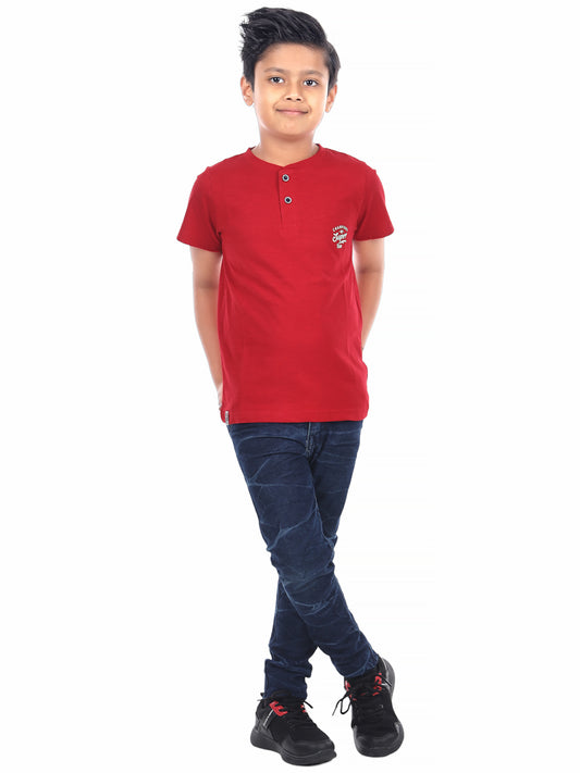 Printed Cotton T-Shirt for Boys