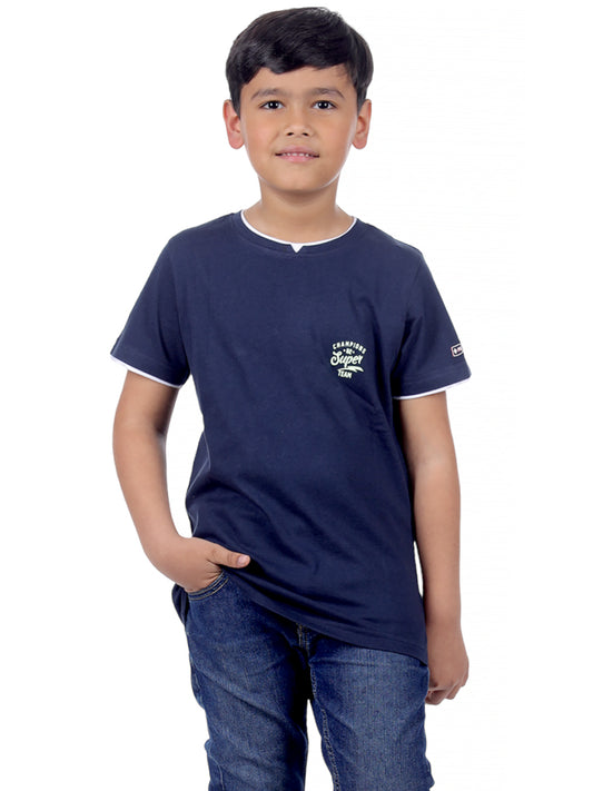 Printed Cotton T-Shirt for Boys