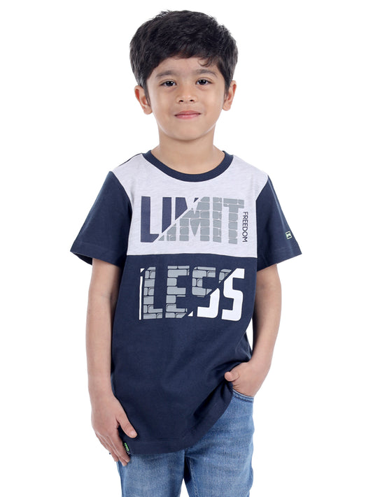 Printed Cotton T-Shirt for Boys