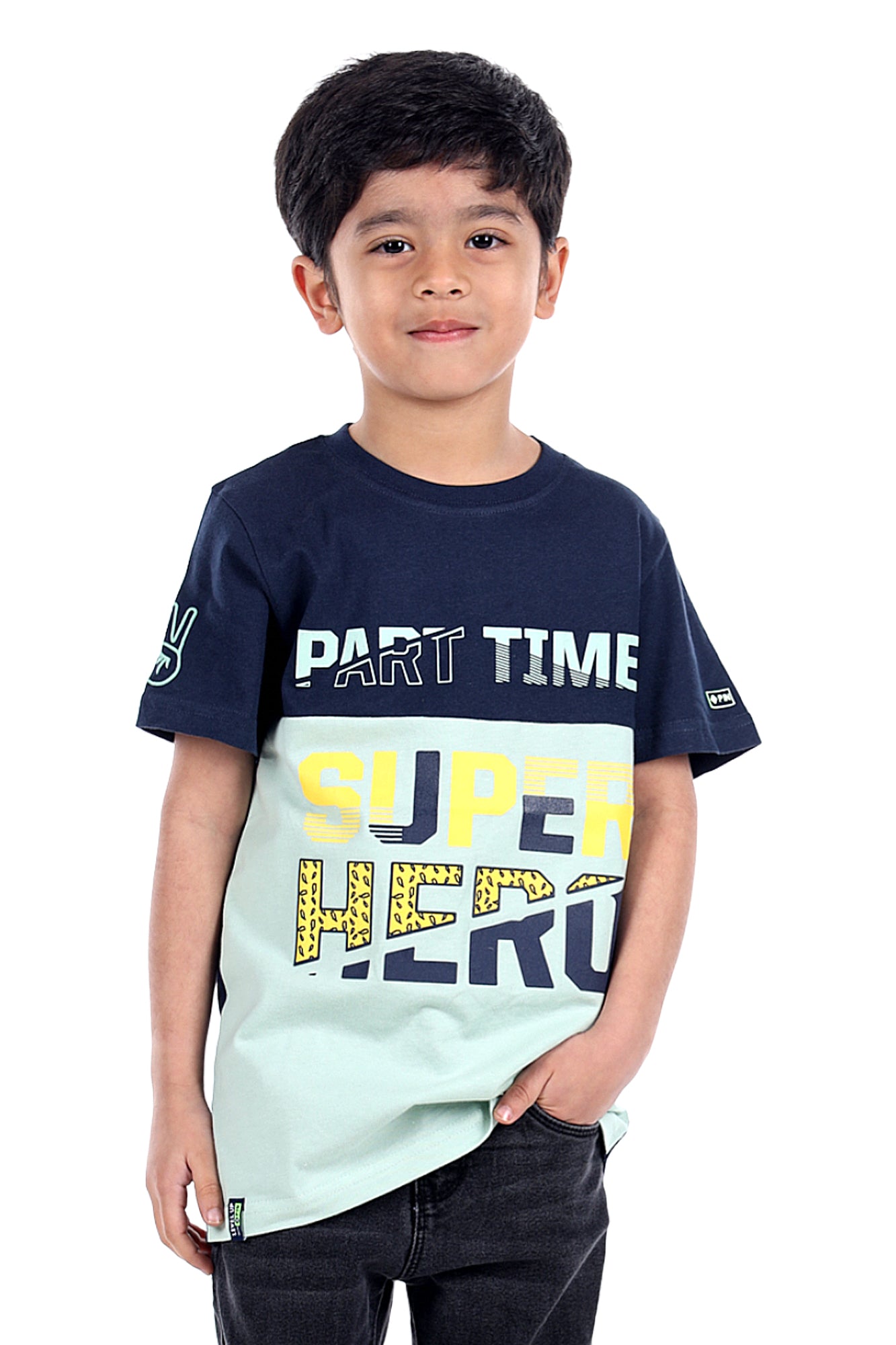 Printed Cotton T-Shirt for Boys