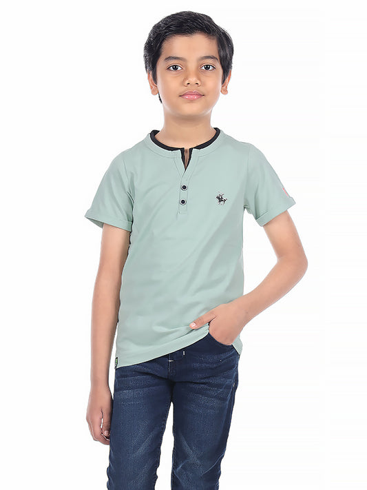 Printed Cotton T-Shirt for Boys
