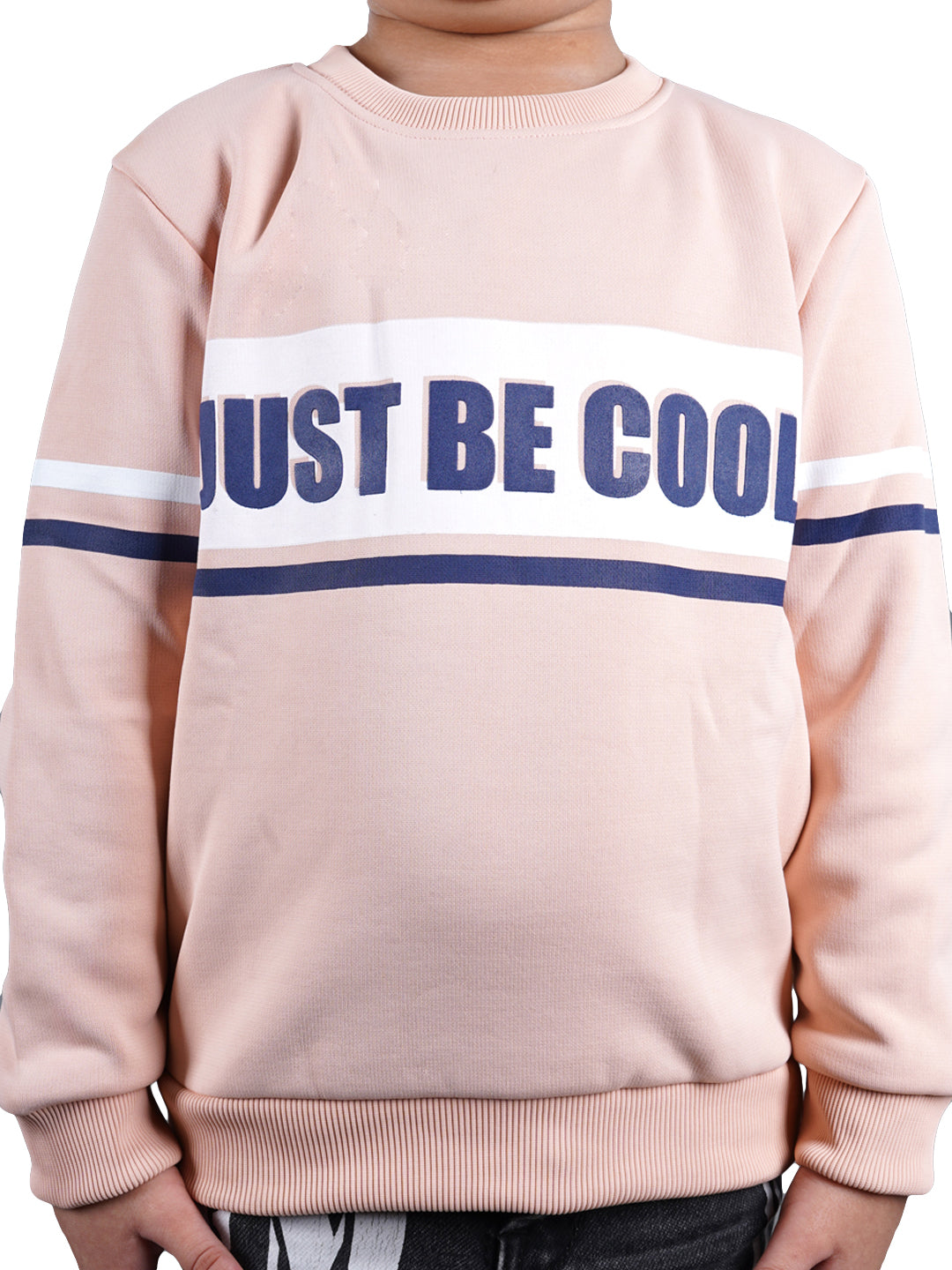 Printed Sweatshirt - Peach