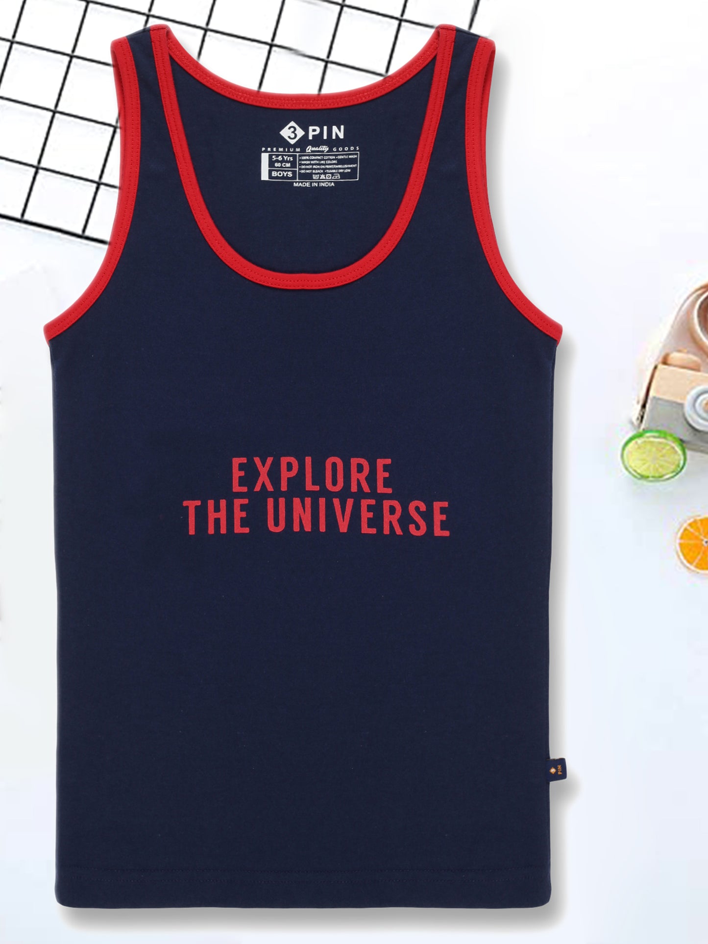 Printed cotton Vest for boys