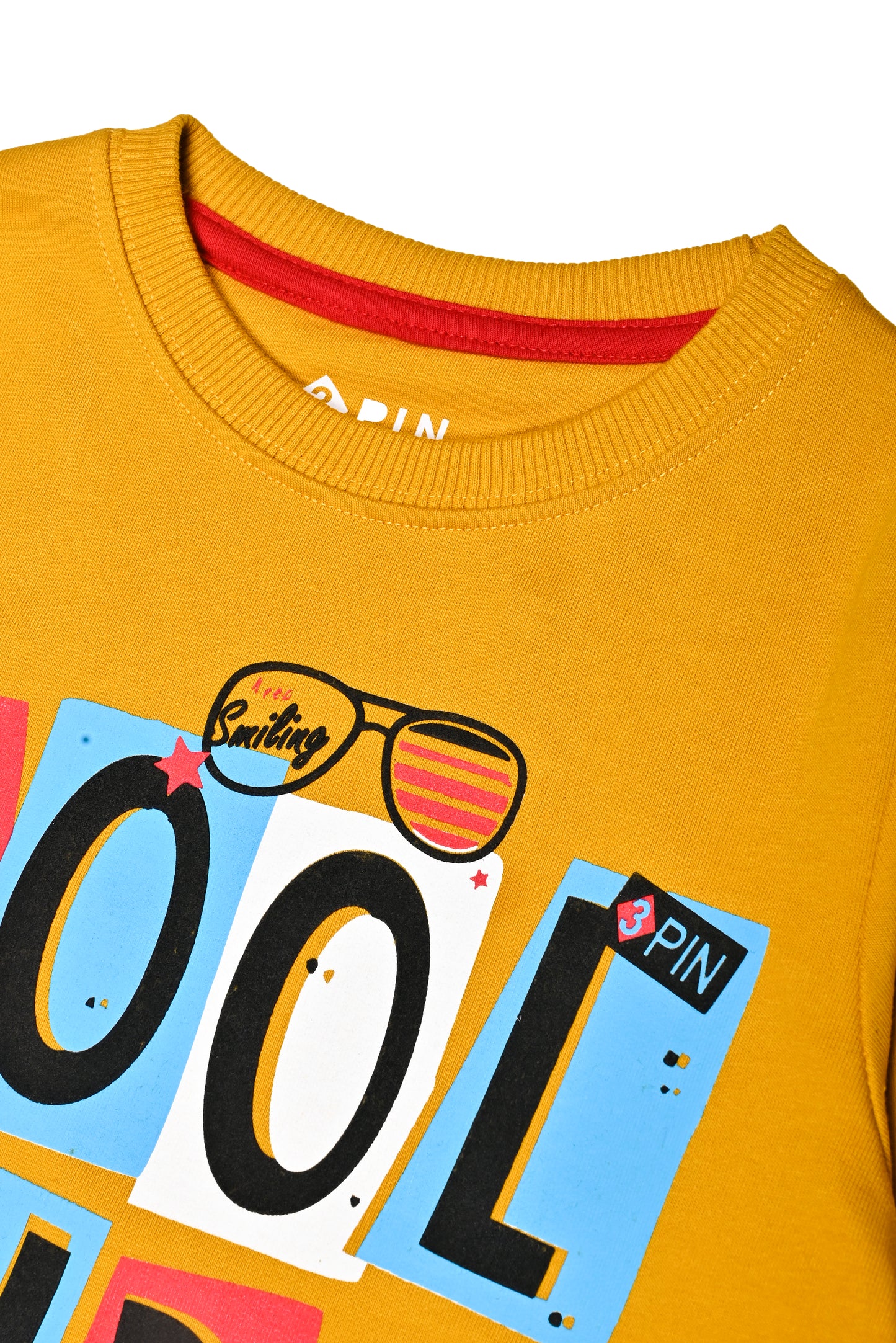 Printed Sweatshirt - Mustard